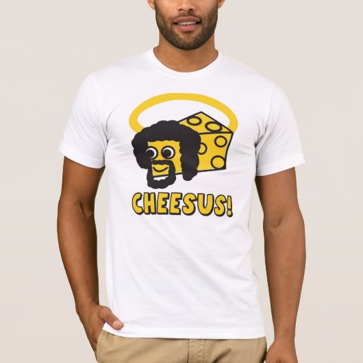 Cheesus Humor TShirt (Voorkant)