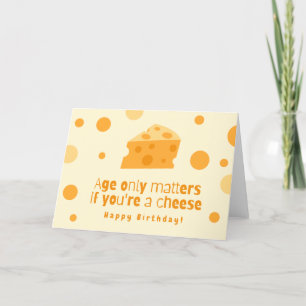 Cheesy Birthday Kaart