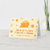 Cheesy Birthday Kaart (Voorkant)