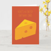 Cheesy Birthday Kaart (Gele Bloem)