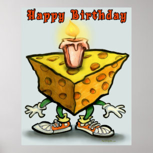 Cheesy Birthday Poster