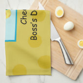 Cheesy Boss Day, Holiday, Humor Theedoek (Quarter Fold)