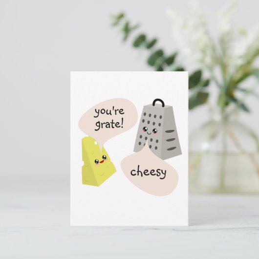 Cheesy Briefkaart (Staand voorkant)