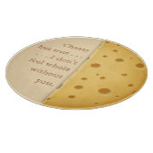 "Cheesy but true" Funny Gezegde Love & Friendship Snijplank (Hoek)