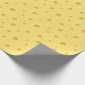 Cheesy Cadeau Funny Realistic Cheddar Cadeaupapier (Hoek)