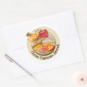 Cheesy capsicum extra spicy smaaksticker ronde sticker (Envelop)