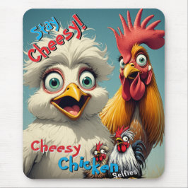 "Cheesy Chickens Terry & Kay Silkie Chickens" Muismat