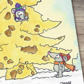 CHEESY CHRISTMAS briefkaart van Nicole Janes