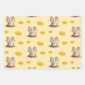 Cheesy Delights Wrapping Paper Flat Sheet Set van  (Voorkant)