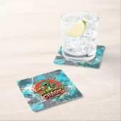 Cheesy Dragon Delight Kartonnen Onderzetters (Insitu)