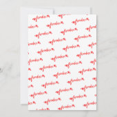 Cheesy Fondue Fiesta Harten Pot Wijn Fondue Party Kaart (Achterkant)