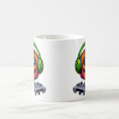 Cheesy Halloween Vibes: pompoen geniet van pizza g Koffiemok (Center)