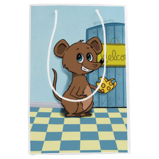 Cheesy Heart Mouse Medium Cadeauzakje