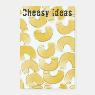 Cheesy Ideas Macaroni Pun Post-it® Notes