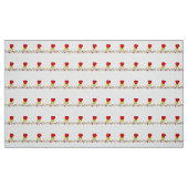Cheesy Kisses Red Hearts fabric Stof (Fat Quarter)