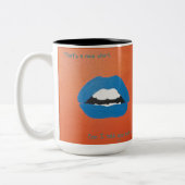 Cheesy Lines for Valentine's Tweekleurige Koffiemok (Links)