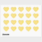 "Cheesy Love" Schattige  Zwitserse kaas Hart Sticker (Vel)