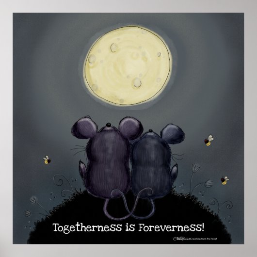 Cheesy Moon Poster (Voorkant)