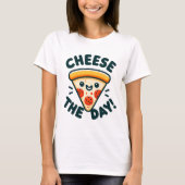 Cheesy Motivation - Zeg het met kaas T-shirt (Voorkant)