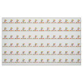 Cheesy Mousey Kisses Red Hearts Fabric Stof (Fat Quarter)