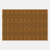 Cheesy Noodle Doodle Art Mirrored Image Pattern Inpakpapier Vel (Voorkant 2)