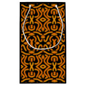 Cheesy Noodle Doodle Art Mirrored Image Pattern Klein Cadeauzakje (Achterkant)