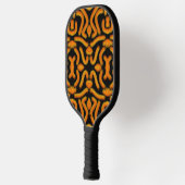 Cheesy Noodle Doodle Art Mirrored Image Pattern Pickleball Paddle (Links)