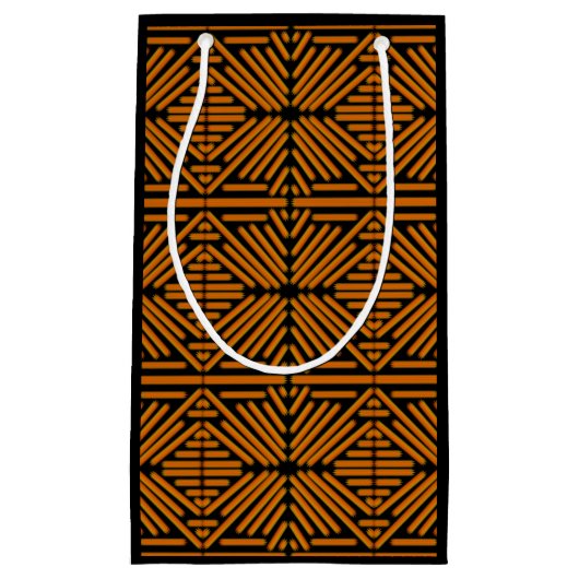 Cheesy Noodle Doodle Art Symmetrical Lined Pattern Klein Cadeauzakje (Voorkant)