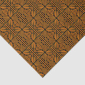 Cheesy Noodle Doodle Art Symmetrical Lined Pattern Tissuepapier (Detail)