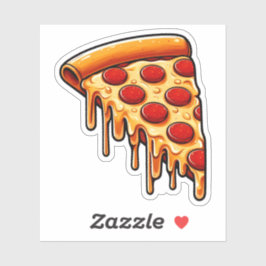 Cheesy Pepperoni Pizza Sticker