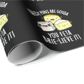 Cheesy puns zijn Gouda je feta Brie-lieve het Cadeaupapier (Rol Hoek)