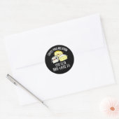Cheesy puns zijn Gouda je feta Brie-lieve het Ronde Sticker (Envelop)