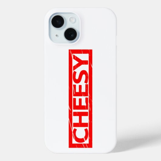 Cheesy Stamp Case-Mate iPhone Case (Achterkant)