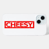 Cheesy Stamp Case-Mate iPhone Case (Achterkant (horizontaal))