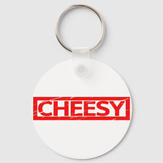 Cheesy Stamp Sleutelhanger (Voorkant)