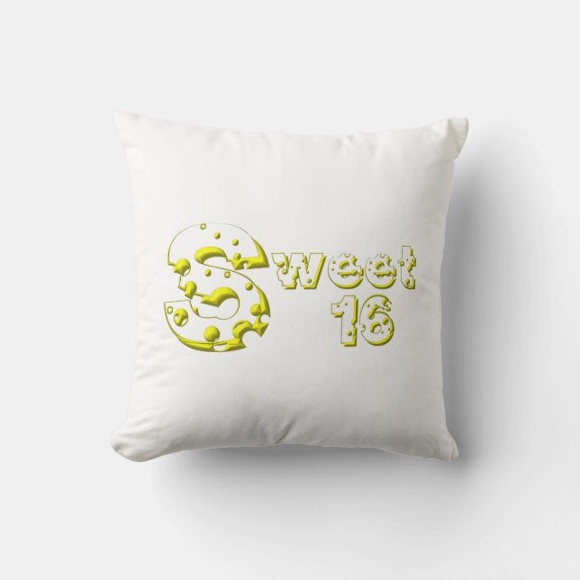 Cheesy Sweet 16 Kussen (Voorkant)
