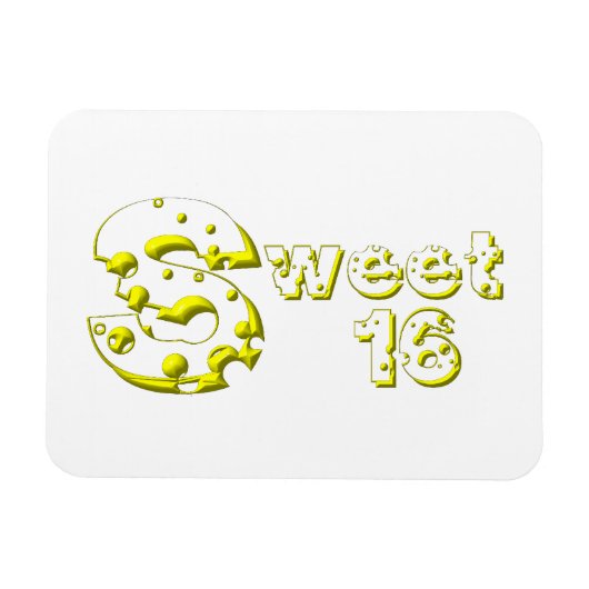 Cheesy Sweet 16 Magneet (Horizontaal)