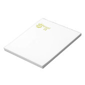 Cheesy Sweet 16 Notitieblok (Linkerzijde)