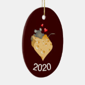 Cheesy Valentijn Keramisch Ornament (Rechts)