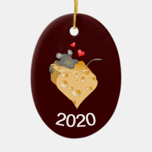 Cheesy Valentijn Keramisch Ornament