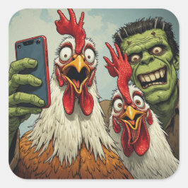 "Cheesys Posen Met Frank" Sticker Vel