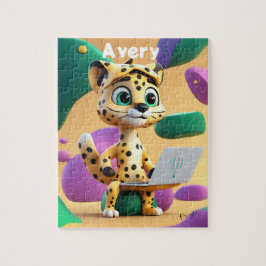 Cheeta leest e-mail legpuzzel