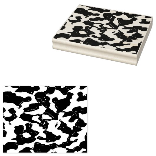 Cheeta Print Design Rubberstempel (Gestempeld)