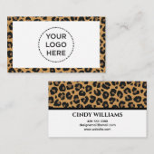 Cheeta Print Visitekaartje (Voorkant / Achterkant)