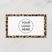 Cheeta Print Visitekaartje (Voorkant)
