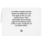 Cheetah (Achterkant Horizontaal)