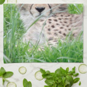 Cheetah 002 theedoek (Gevouwen)