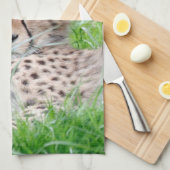Cheetah 002 theedoek (Quarter Fold)