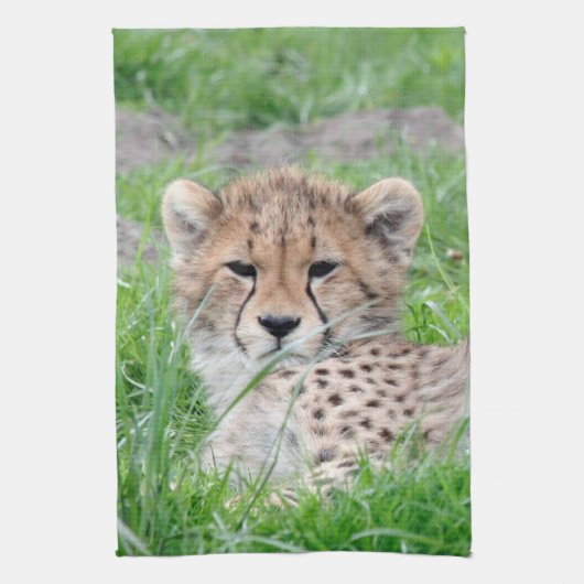 Cheetah 002 theedoek (Verticaal)