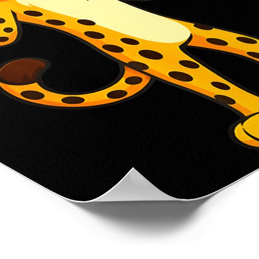 Cheetah 67 Meme Funny Kids Teens Gen Alpha Slang 6 Poster (Hoek)